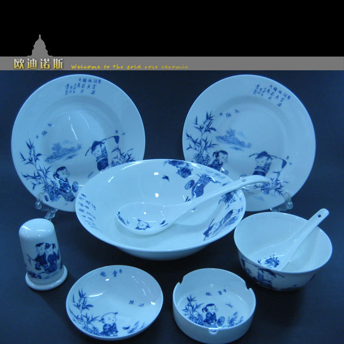 江西景德镇陶瓷厂童趣餐具 品味儿童节特价礼品餐具的新风尚
